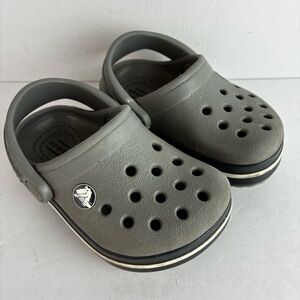 CROCS Gray Toddler Baby Shoes - Too Cute!